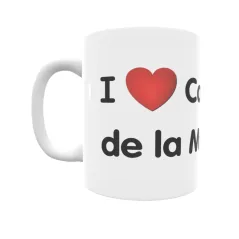 Taza - I ❤ Castellví de la Marca Regalo original y funcional. Taza personalizada de tu localidad.