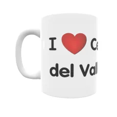 Taza - I ❤ Cerdanyola del Vallès Regalo original y funcional. Taza personalizada de tu localidad.