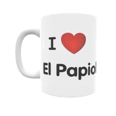 Taza - I ❤ El Papiol Regalo original y funcional. Taza personalizada de tu localidad.