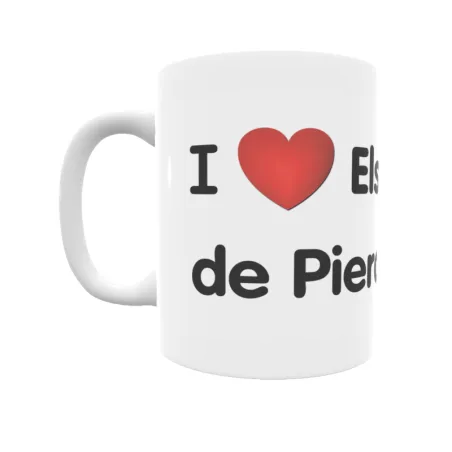 Taza - I ❤ Els Hostalets de Pierola Regalo original y funcional. Taza personalizada de tu localidad.