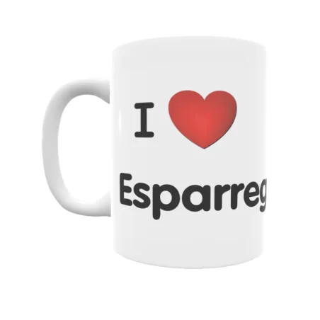 Taza - I ❤ Esparreguera Regalo original y funcional. Taza personalizada de tu localidad.