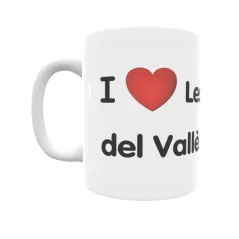 Taza - I ❤ Les Franqueses del Vallès Regalo original y funcional. Taza personalizada de tu localidad.