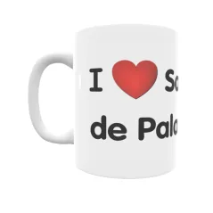 Taza - I ❤ Santa Maria de Palautordera Regalo original y funcional. Taza personalizada de tu localidad.