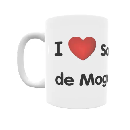 Taza - I ❤ Santa Perpètua de Mogoda Regalo original y funcional. Taza personalizada de tu localidad.