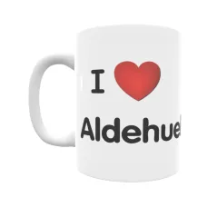 Taza - I ❤ Aldehuela de Jerte Regalo original y funcional. Taza personalizada de tu localidad.