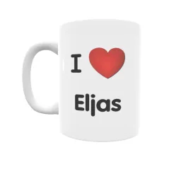 Taza - I ❤ Eljas Regalo original y funcional. Taza personalizada de tu localidad.