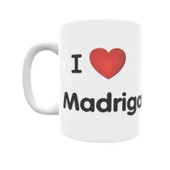 Taza - I ❤ Madrigalejo Regalo original y funcional. Taza personalizada de tu localidad.