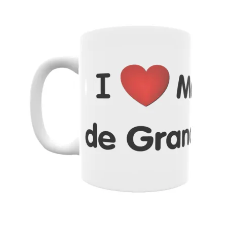 Taza - I ❤ Mohedas de Granadilla Regalo original y funcional. Taza personalizada de tu localidad.