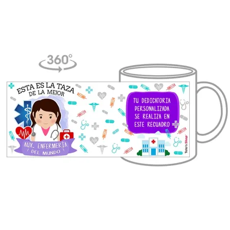 Taza Auxiliar de Enfermería (Ella)