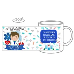 Taza Auxiliar de Enfermería (Él)