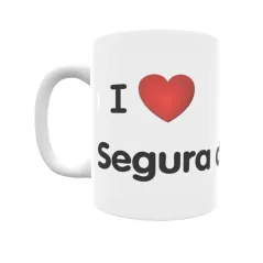 Taza - I ❤ Segura de Toro Regalo original y funcional. Taza personalizada de tu localidad.