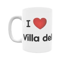 Taza - I ❤ Villa del Rey Regalo original y funcional. Taza personalizada de tu localidad.