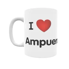 Taza - I ❤ Ampuero Regalo original y funcional. Taza personalizada de tu localidad.