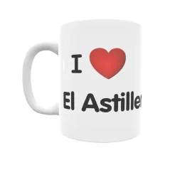 Taza - I ❤ El Astillero Regalo original y funcional. Taza personalizada de tu localidad.