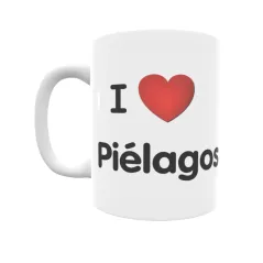 Taza - I ❤ Piélagos Regalo original y funcional. Taza personalizada de tu localidad.