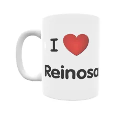 Taza - I ❤ Reinosa Regalo original y funcional. Taza personalizada de tu localidad.