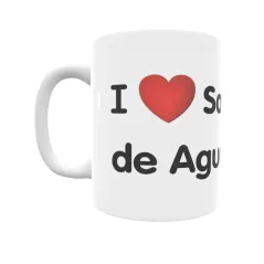 Taza - I ❤ San Miguel de Aguayo Regalo original y funcional. Taza personalizada de tu localidad.