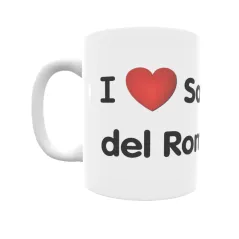 Taza - I ❤ San Pedro del Romeral Regalo original y funcional. Taza personalizada de tu localidad.