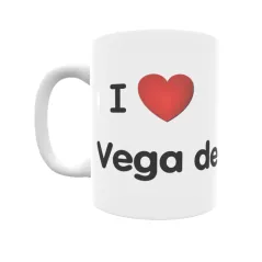 Taza - I ❤ Vega de Liébana Regalo original y funcional. Taza personalizada de tu localidad.