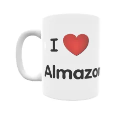 Taza - I ❤ Almazora Regalo original y funcional. Taza personalizada de tu localidad.