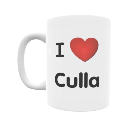 Taza - I ❤ Culla Regalo original y funcional. Taza personalizada de tu localidad.