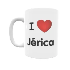 Taza - I ❤ Jérica Regalo original y funcional. Taza personalizada de tu localidad.