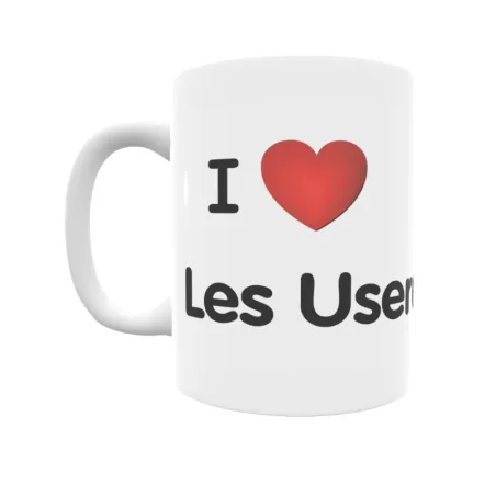 Taza - I ❤ Les Useres Regalo original y funcional. Taza personalizada de tu localidad.