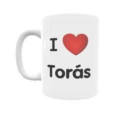 Taza - I ❤ Torás Regalo original y funcional. Taza personalizada de tu localidad.