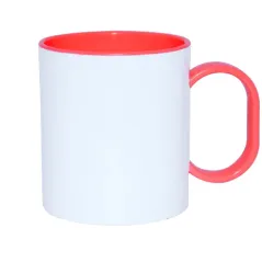 Tazas de plástico personalizada rojo. Perfectas para personalizar con fotos o diseños. Descuentos automáticos.