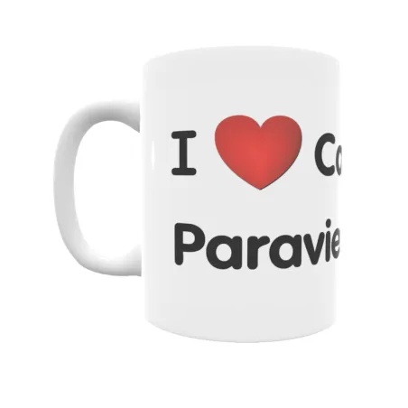 Taza - I ❤ Campillos-Paravientos Regalo original y funcional. Taza personalizada de tu localidad.