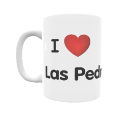 Taza - I ❤ Las Pedroñeras Regalo original y funcional. Taza personalizada de tu localidad.