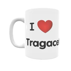 Taza - I ❤ Tragacete Regalo original y funcional. Taza personalizada de tu localidad.