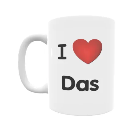 Taza - I ❤ Das Regalo original y funcional. Taza personalizada de tu localidad.