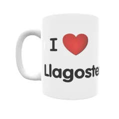 Taza - I ❤ Llagostera Regalo original y funcional. Taza personalizada de tu localidad.