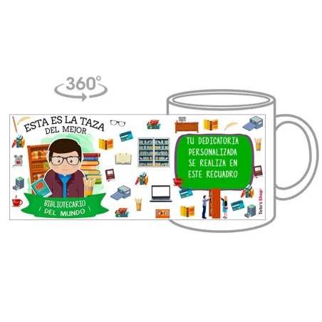 Taza Bibliotecario