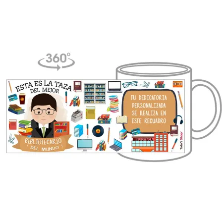 Taza Bibliotecario