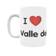 Taza - I ❤ Valle del Zalabí Regalo original y funcional. Taza personalizada de tu localidad.