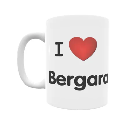 Taza - I ❤ Bergara Regalo original y funcional. Taza personalizada de tu localidad.