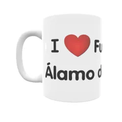 Taza - I ❤ Fuente Álamo de Murcia Regalo original y funcional. Taza personalizada de tu localidad.