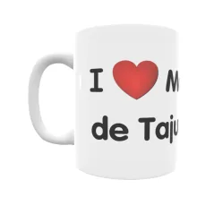 Taza - I ❤ Masegoso de Tajuña Regalo original y funcional. Taza personalizada de tu localidad.