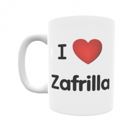 Taza - I ❤ Zafrilla