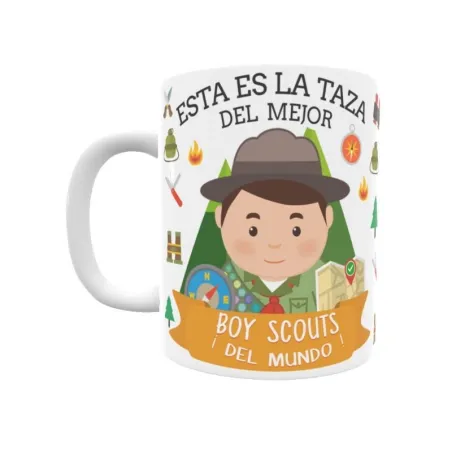 Taza personalizada con tu dedicatoria para EL mejor BOY SCOUT