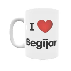 Taza - I ❤ Begíjar Regalo original y funcional. Taza personalizada de tu localidad.