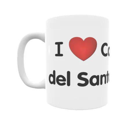 Taza - I ❤ Cabra del Santo Cristo Regalo original y funcional. Taza personalizada de tu localidad.