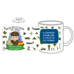 Taza Cabo del Ejército (Él)