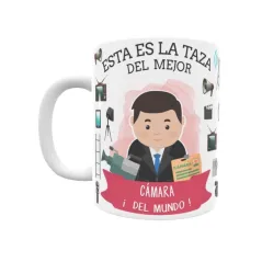 Taza personalizada con tu dedicatoria para EL mejor CÁMARA