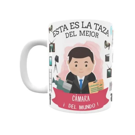 Taza personalizada con tu dedicatoria para EL mejor CÁMARA