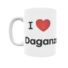 Taza - I ❤ Daganzo de Arriba Regalo original y funcional. Taza personalizada de tu localidad.