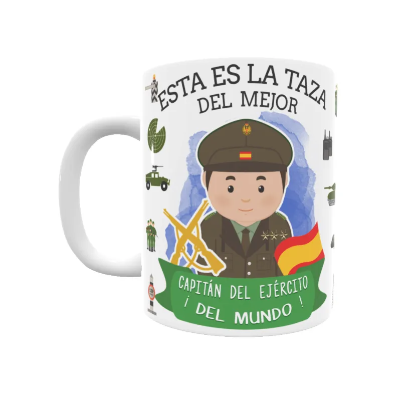 Taza Capitán del Ejército (Él)