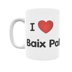 Taza - I ❤ Baix Pallars Regalo original y funcional. Taza personalizada de tu localidad.